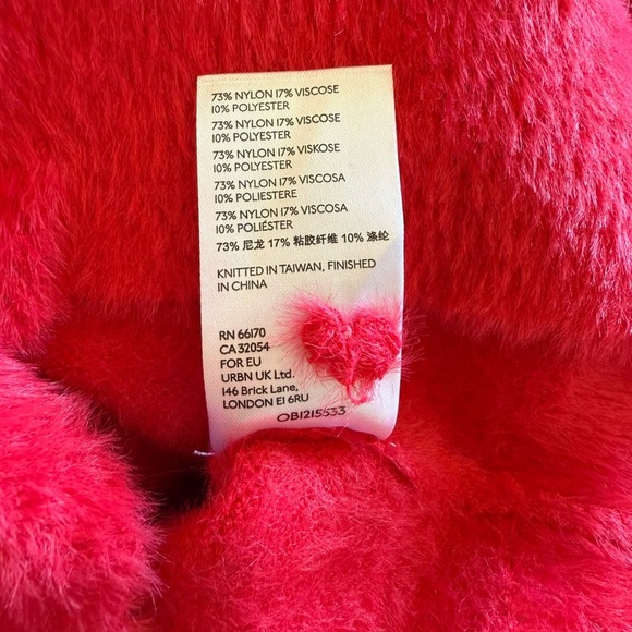 NWT Maeve Rona Eyelash Short Sleeve Sweater Tee in Red Size XS - Picture 6 of 10